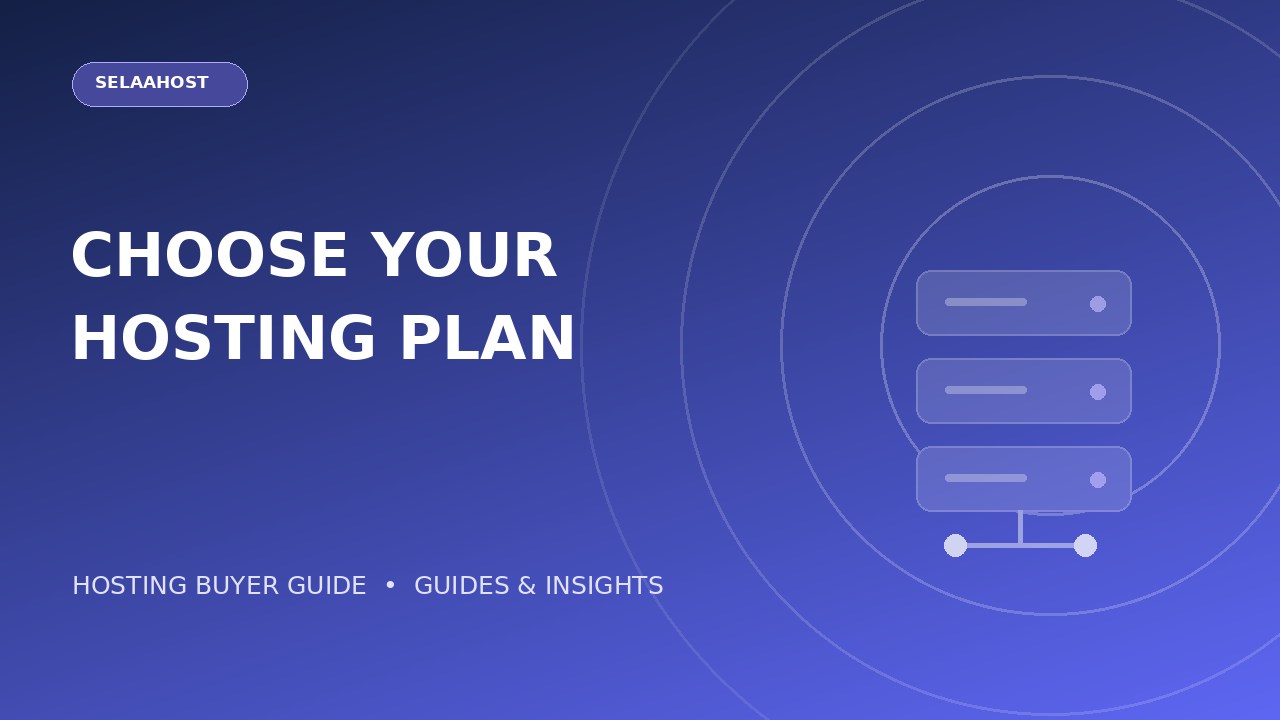 How to Choose the Right Hosting Plan for Your Website