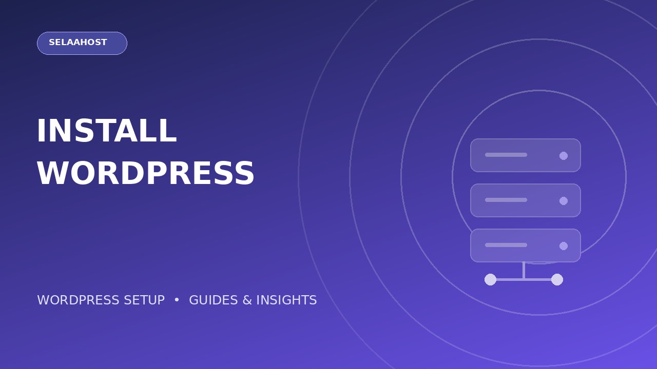 How to Install WordPress on Your Hosting Account